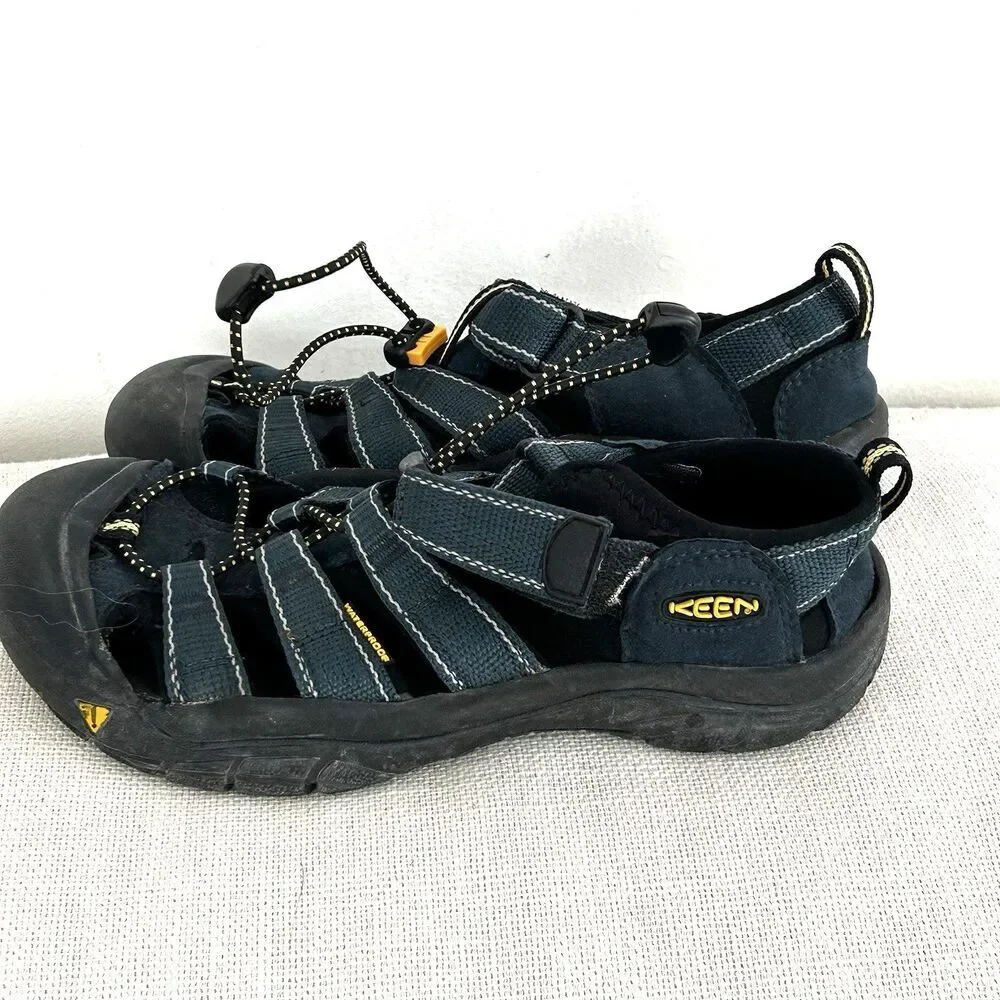 Kids Keen Newport H2 Sandals Shoes Size 4 Blue Fisherman 37 EU Water Hike Boys